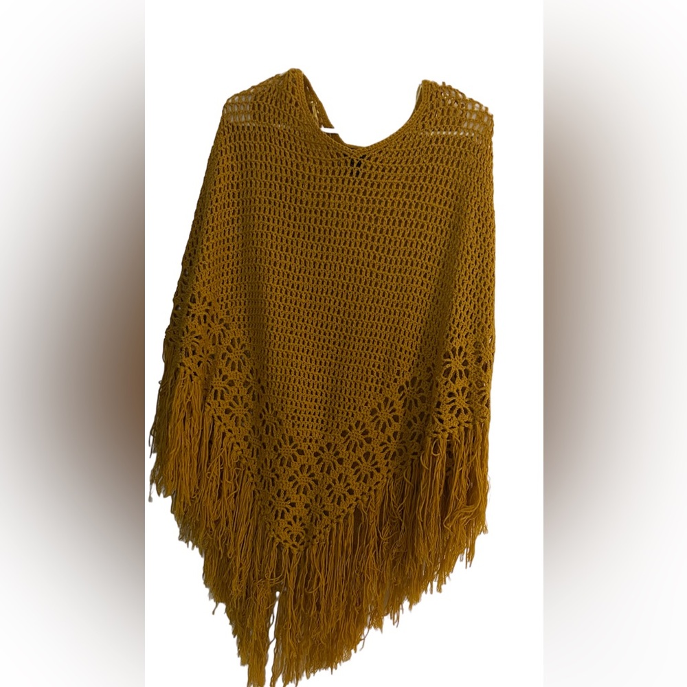 Mustard Net Poncho!
